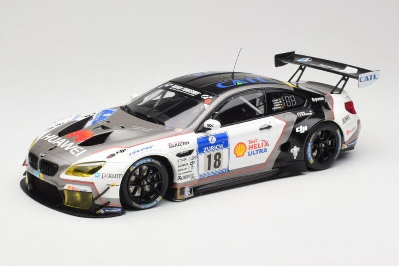 BMW M6 GT3 F13 #18 Schubert Motorsport A. Farfus / J. Krohn 24h Nürburgring 2016 Minichamps 1:18 155162618 Metall