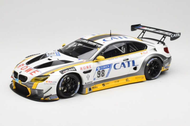 BMW M6 GT3 F13 #98 Rowe Racing M. Palttala / N. Catsburg 2nd Place 24 Hours of Nürburgring 2017 Minichamps 1:18 155172698 Met