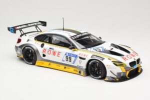 BMW M6 GT3 Rowe Racing #99 M. Basseng / M. Martin 24 Hours Nurburgring 2017 Minichamps 1:18 155172699 Metall – Bild 4 von 6