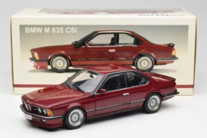 BMW M635 CSi E24 Karmin Rot AUTOart 1:18 70528 Metall – Bild 8 von 8