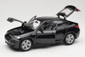 BMW X6 M E71 Schwarz Bburago 1:18 18-12081 Metall – Bild 2 von 8