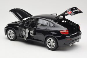 BMW X6 M E71 Schwarz Bburago 1:18 18-12081 Metall – Bild 5 von 8