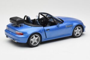 BMW Z3 M Roadster Mit Gepäckträger Blau Metallic UT Models 1:18 20416 Metall – Bild 3 von 8