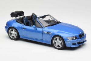 BMW Z3 M Roadster Mit Gepäckträger Blau Metallic UT Models 1:18 20416 Metall – Bild 6 von 8