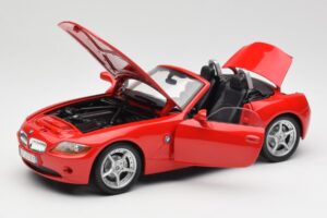BMW Z4 E85 Roadster Rot Bburago 1:18 34046 Metall – Bild 2 von 8
