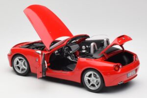 BMW Z4 E85 Roadster Rot Bburago 1:18 34046 Metall – Bild 5 von 8