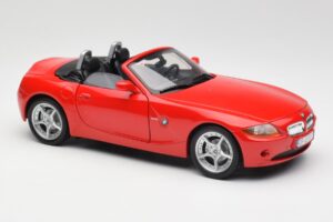 BMW Z4 E85 Roadster Rot Bburago 1:18 34046 Metall – Bild 6 von 8
