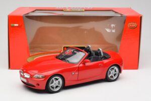 BMW Z4 E85 Roadster Rot Bburago 1:18 34046 Metall – Bild 8 von 8