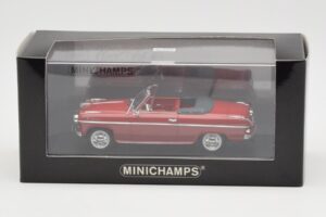 Borgward Isabella Cabriolet Rot Minichamps 1:43 400096060 Metall – Bild 4 von 4