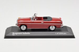 Borgward Isabella Cabriolet Rot Minichamps 1:43 400096060 Metall