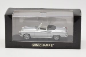 Borgward Isabella Cabriolet Silber Minichamps 1:43 400096030 Metall – Bild 4 von 4