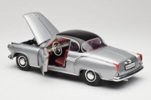 Borgward Isabella Coupe Grau & Schwarz Revell 1:18 8989 Metall – Bild 7 von 8