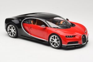 Bugatti Chiron Schwarz & Rot Bburago 1:18 18-11040 Metall – Bild 6 von 8
