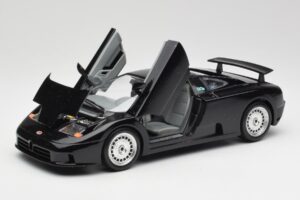 Bugatti EB110 Schwarz Bburago 1:18 3055 Metall – Bild 2 von 8