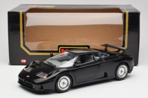 Bugatti EB110 Schwarz Bburago 1:18 3055 Metall – Bild 8 von 8