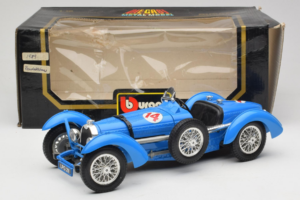 Bugatti Type 51 Grand Prix #14 Blau Bburago 1:18 3012-M1 Metall – Bild 6 von 6