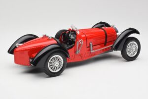 Bugatti Type 55 Rot Bburago 1:18 3009 Metall – Bild 2 von 6
