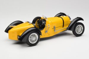 Bugatti Type 59 Gelb Bburago 1:18 3005 Metall – Bild 3 von 8