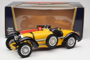 Bugatti Type 59 Gelb Bburago 1:18 3005 Metall – Bild 8 von 8