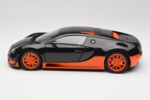 Bugatti Veyron Super Sport World Record Edition Carbon & Orange Minichamps 1:18 100110840 Metall – Bild 4 von 8