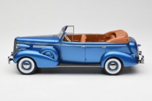 Buick Roadmaster 80-C Four Door Phaeton Blue Metallic BoS Models 1:18 BOS372 Resin – Bild 3 von 6