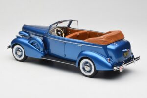 Buick Roadmaster 80-C Four Door Phaeton Blue Metallic BoS Models 1:18 BOS372 Resin – Bild 5 von 6