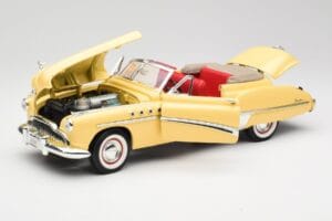 Buick Roadmaster Chrome Yellow Motormax 1:18 23124646-M17 Metall – Bild 2 von 8