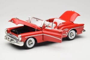 Buick Skylark Cabriolet Rot Motormax 1:18 73129 Metall – Bild 2 von 8