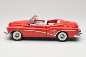 Buick Skylark Cabriolet Rot Motormax 1:18 73129 Metall – Bild 4 von 8