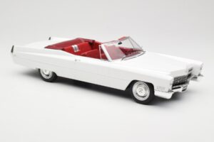 Cadillac DeVille Cabriolet Weiss KK-Scale 1:18 KKDC180313 Metall – Bild 4 von 6