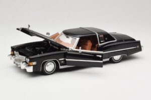 Cadillac Eldorado Schwarz Anson 1:18 30357 Metall – Bild 2 von 8