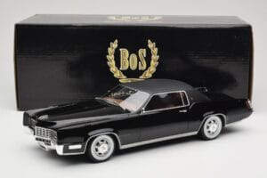 Cadillac Eldorado Schwarz Braun BoS Models 1:18 BOS064 Resin – Bild 6 von 6