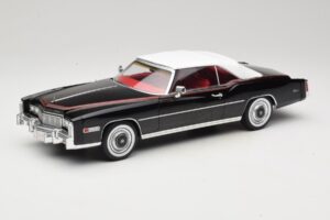 Cadillac Eldorado Cabriolet Schwarz MCG 1:18 MCG18473 Metall – Bild 2 von 8