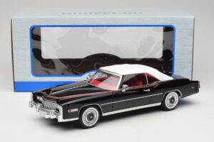 Cadillac Eldorado Cabriolet Schwarz MCG 1:18 MCG18473 Metall – Bild 8 von 8