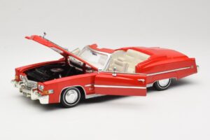 Cadillac Eldorado Cabriolet Rot Anson 1:18 30387 Metall – Bild 2 von 8