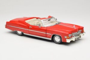 Cadillac Eldorado Cabriolet Rot Anson 1:18 30387 Metall – Bild 6 von 8