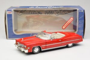 Cadillac Eldorado Cabriolet Rot Anson 1:18 30387 Metall – Bild 8 von 8