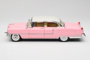 Cadillac Fleetwood Elvis Presley Rosa MRC 1:18 LIC1000 Metall – Bild 4 von 8