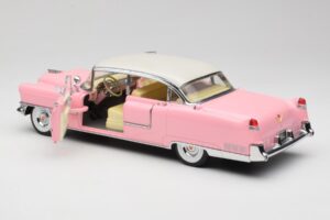 Cadillac Fleetwood Elvis Presley Rosa MRC 1:18 LIC1000 Metall – Bild 5 von 8
