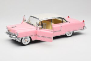 Cadillac Fleetwood Elvis Presley Rosa MRC 1:18 LIC1000 Metall – Bild 2 von 8
