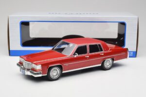 Cadillac Fleetwood Brougham Dunkelrot Metallic MCG 1:18 MCG18251 Metall – Bild 6 von 6