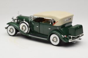 Cadillac Sport Phaeton Grün Anson 1:18 30383 Metall – Bild 8 von 9