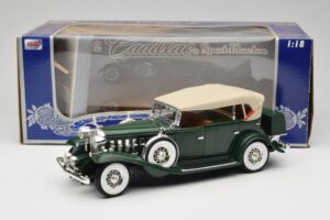 Cadillac Sport Phaeton Grün Anson 1:18 30383 Metall – Bild 9 von 9