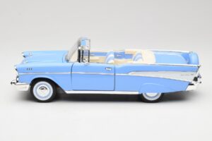 Chevrolet Bel Air Cabriolet Blau Road Signature 1:18 55/1/0863 Metall – Bild 4 von 8