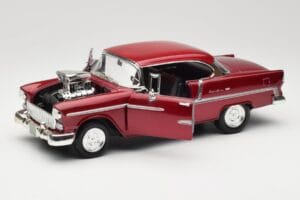 Chevrolet Bel Air Rot Motormax 1:18 73100TC-M1 Metall – Bild 2 von 8