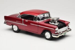 Chevrolet Bel Air Rot Motormax 1:18 73100TC-M1 Metall – Bild 6 von 8