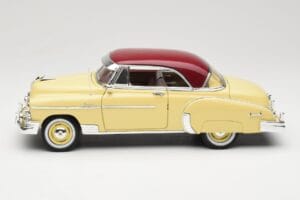 Chevrolet Bel Air Gelb & Rot Motormax 1:18 73111 Metall – Bild 4 von 8