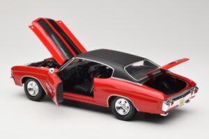 Chevrolet Chevelle SS 454 Rot Maisto 1:18 531892 Metall – Bild 5 von 8