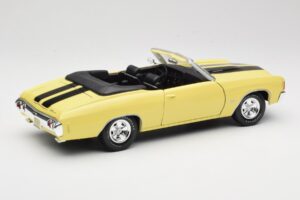 Chevrolet Chevelle SS 454 Gelb Maisto 1:18 531890 Metall – Bild 3 von 8