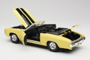 Chevrolet Chevelle SS 454 Gelb Maisto 1:18 531890 Metall – Bild 5 von 8